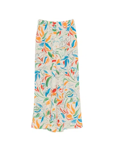 Aspesi Abstract-pattern Trousers In Multi