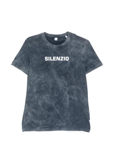 Aspesi Acid-wash Cotton T-shirt In Multi