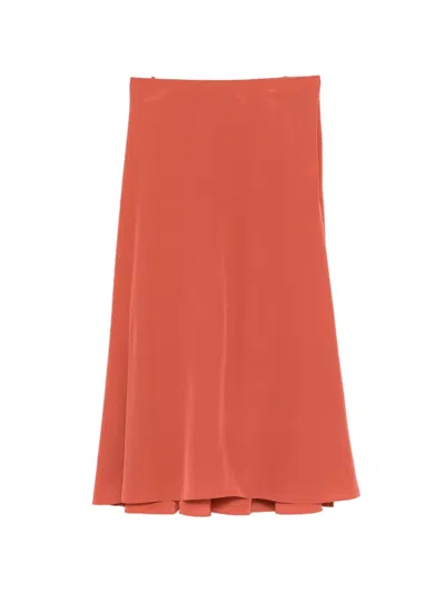 Aspesi A-line Skirt In Orange