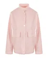 Aspesi Woman Jacket Pink Size M Polyamide In Pink