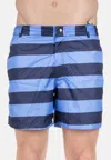 Aspesi All Over Line 2 Swimsuit In Blu