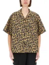 Aspesi Shirt Leopard Print Chest Pocket In Animalier