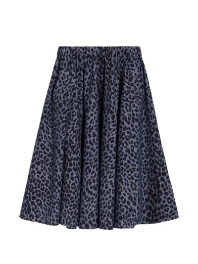 Aspesi Animal-print Skirt In Multi