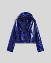 Aspesi Anorak In Organza Di Poliestere - Bluette In Bluette
