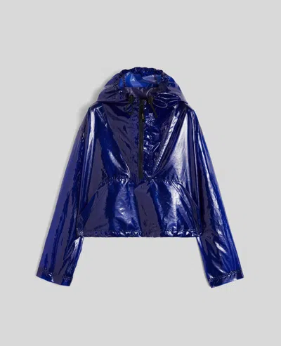 Aspesi Anorak In Organza Di Poliestere - Bluette