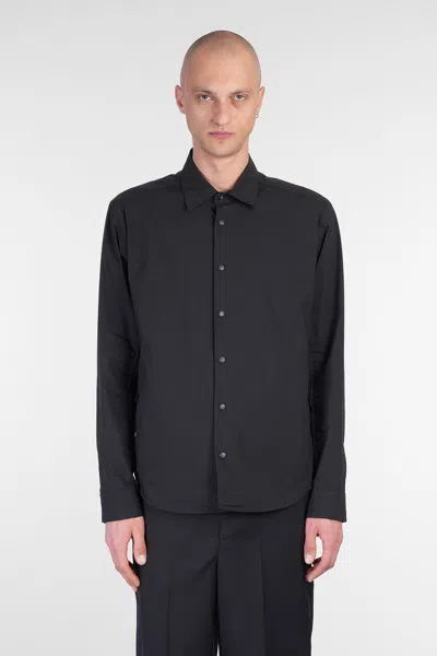 Aspesi Arch Shirt In Black Cotton