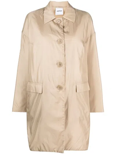 ASPESI ASPESI ASPESI COATS IN BEIGE.