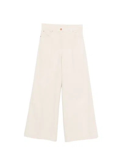 Aspesi Jeans In Beige Tone. In Metallic