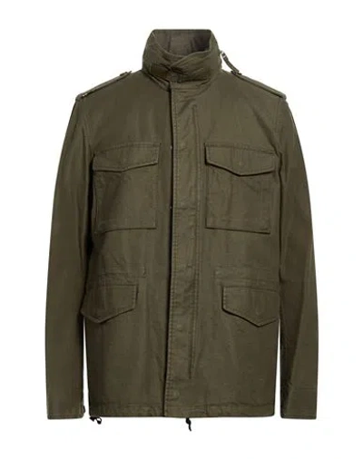 Aspesi Ata Man Jacket Military Green Size L Cotton