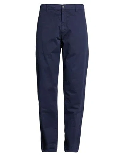 Aspesi Ata Man Pants Navy Size 36 Cotton In Blue