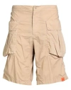Aspesi Ata Man Shorts & Bermuda Shorts Sand Size 34 Cotton In Neutral