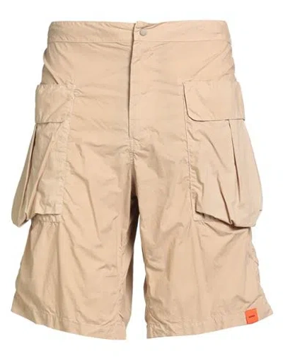 Aspesi Ata Man Shorts & Bermuda Shorts Sand Size 34 Cotton In Neutral