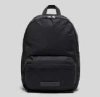 Aspesi Logo-patch Backpack In Black