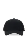 Aspesi Baseball Hat With Logo In Nero