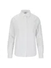 Aspesi Structured White Shirt With Button-down Front In White