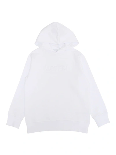 Aspesi Kids' Basic Sports Sweatshirt In White