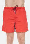 Aspesi Basic Swimsuit In Rosso