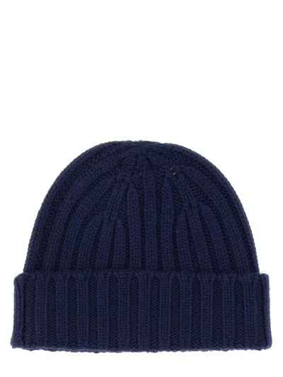 Aspesi Beanie Hat In Blue