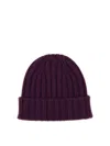 Aspesi Beanie Hat In Purple