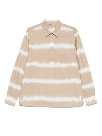 Aspesi Beige Cotton Shirt In Neutral