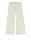 Aspesi Beige Italian Cotton Trousers In Black