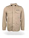 Aspesi Beige Jackets In Brown