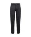 Aspesi Tailored Chino Trousers With Pockets In Black