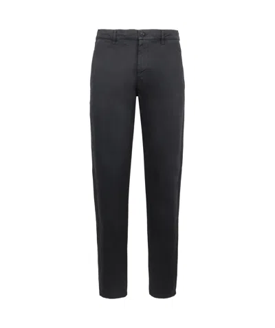 Aspesi Belt-loop Casual Pants In Black