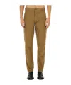 Aspesi Trousers With Functional Pockets And Belt Loops In Green