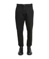 Aspesi Tailored Chino Trousers With Pockets In Black