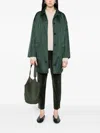 Aspesi Belt-loop Trousers In Green