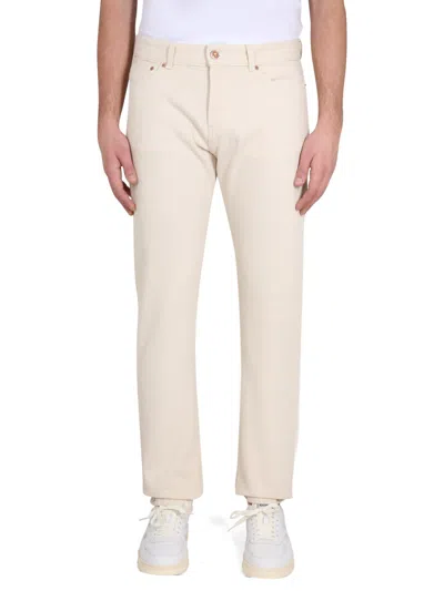 ASPESI ASPESI BELT-LOOPED MID-RISE JEANS