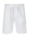 ASPESI BELT-LOOPED SLIM-CUT SHORTS