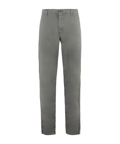 Aspesi Belt Ring Casual Pants In Gray