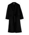 Aspesi Belted Coat In Black