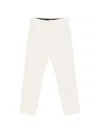 Aspesi Belt-loop Trousers In White