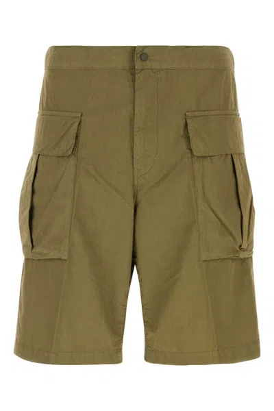 Aspesi Khaki Solid Shorts