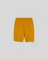 Aspesi Bermuda In Cotone E Lino Spina Di Pesce - Giallo In Giallo