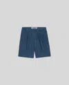 Aspesi Bermuda In Denim Leggero - Denim Medio In Denim Medio