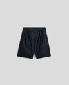Aspesi Bermuda In Tela Di Cotone - Navy In Navy