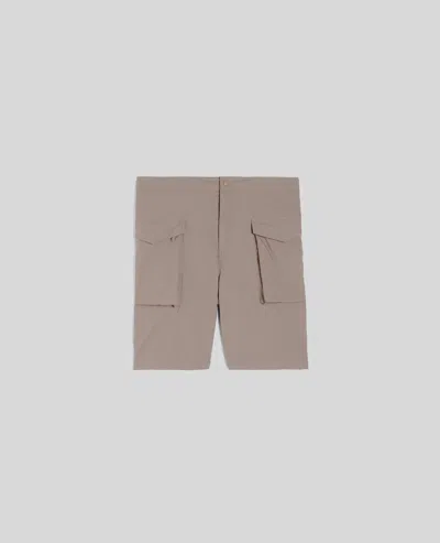 Aspesi Bermuda Lou Bis In Popeline Con Tasche - Coloniale
