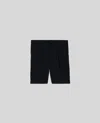 Aspesi Bermuda Shorts With Elastic Waistband And Pockets In Navy