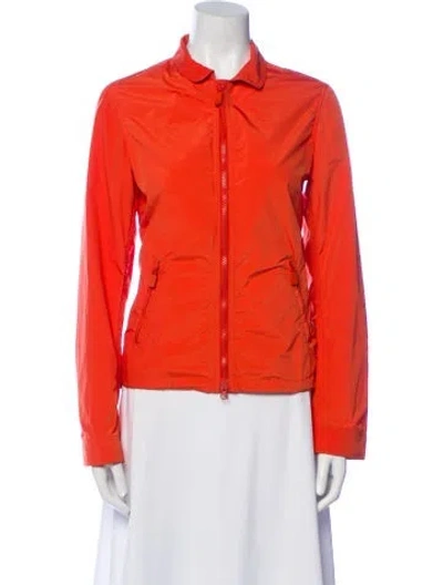 Pre-owned Aspesi Biker Jacket In Orange