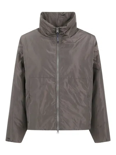 Aspesi Birretta Front Zip Jacket In Multi