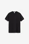 Aspesi Dark Blue Cotton T-shirt In Black