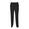 Aspesi Dark Blue Crepe Cady Trousers