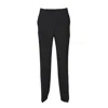 Aspesi Dark Blue Crepe Cady Trousers