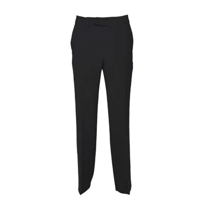 ASPESI BLACK CREPE CADY TROUSERS