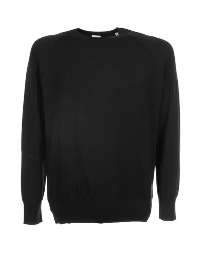Aspesi Black Crew-neck Sweater