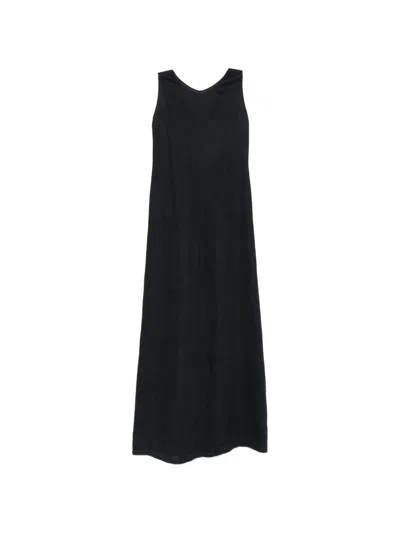 Aspesi Black Linen Dress
